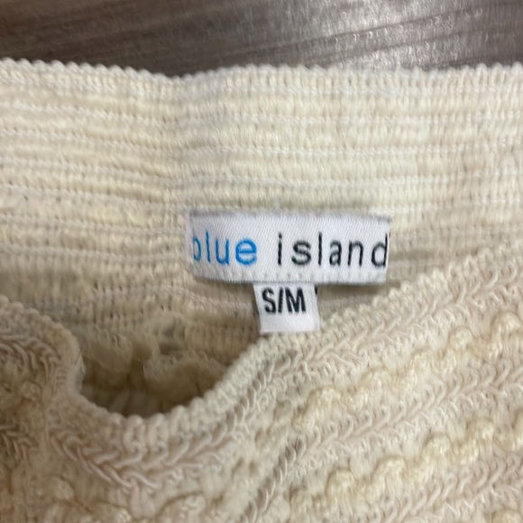 Blue Island Cream Mini Skater Skirt - Picture 2 of 5